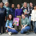 Winning veterinary nurses at the Animal Aid hospital in Hong Kong