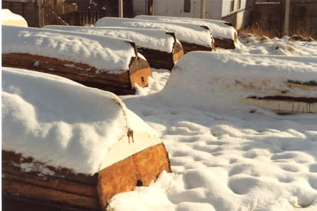 Snow at West Bay 1984