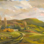 Golden Cap from Stone Barrow by Ernest Proctor © Bridport Museum Trust